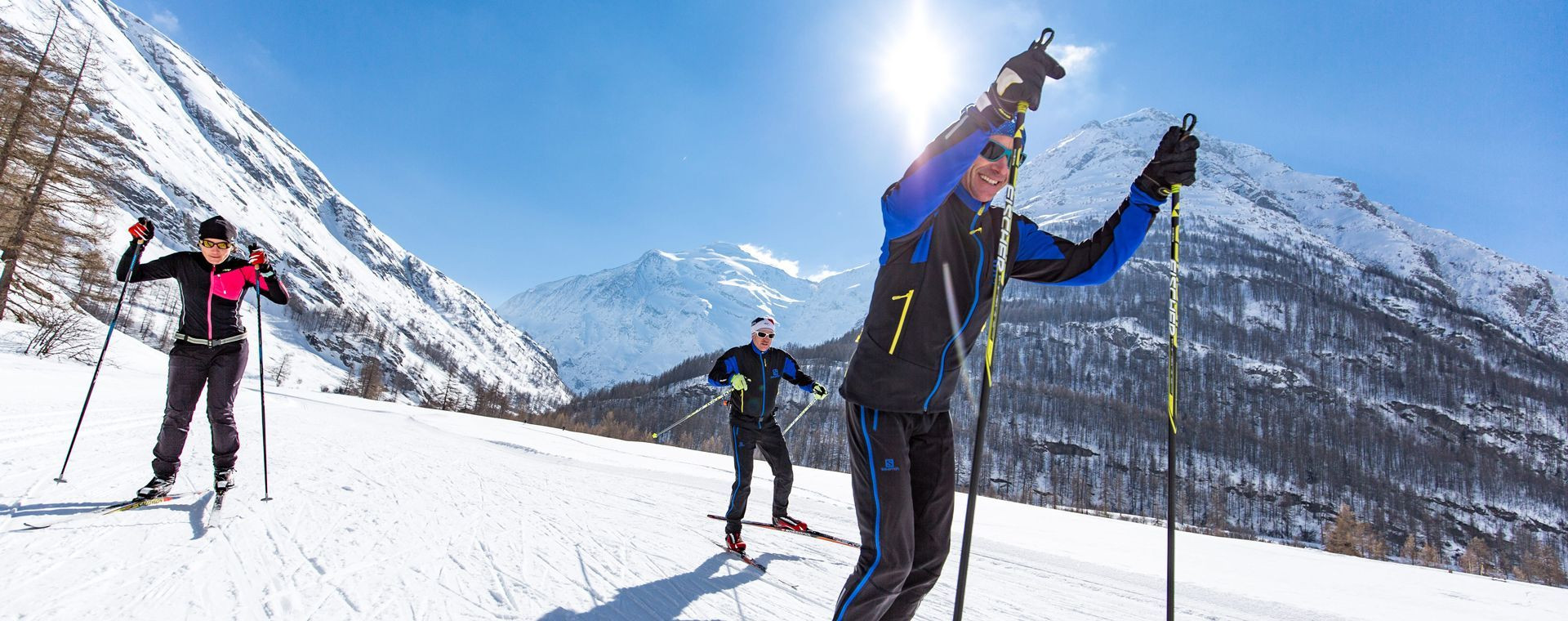 Skating-Langläufer - Bessans - Vanoise - Frankreich