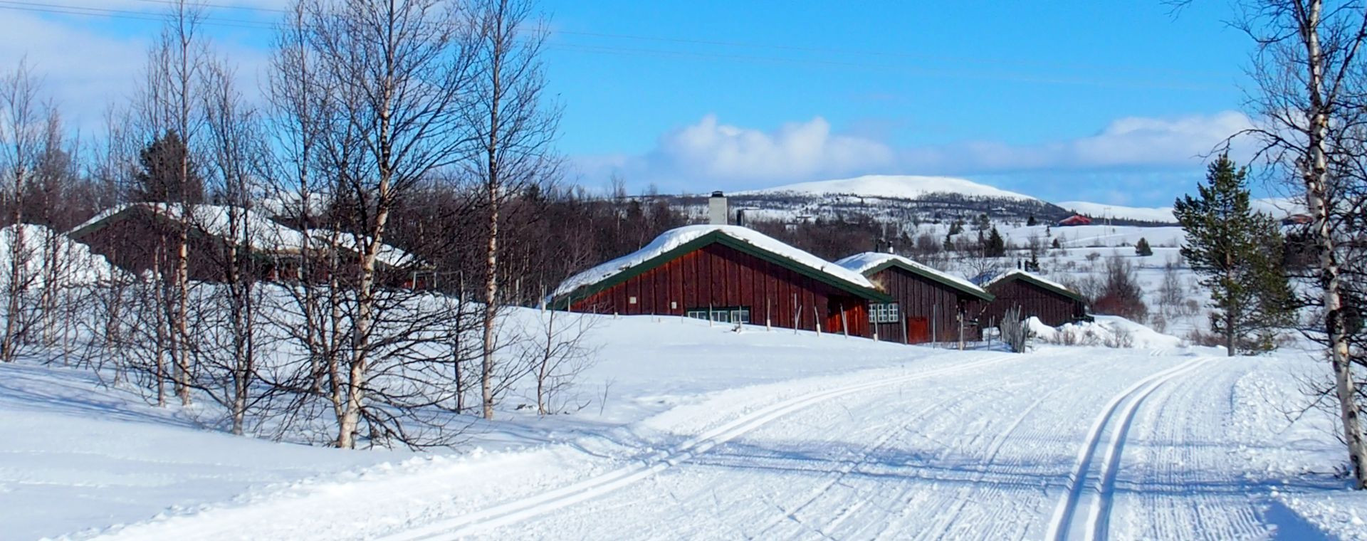 Petit hameau de Venabu en hiver - Norvège