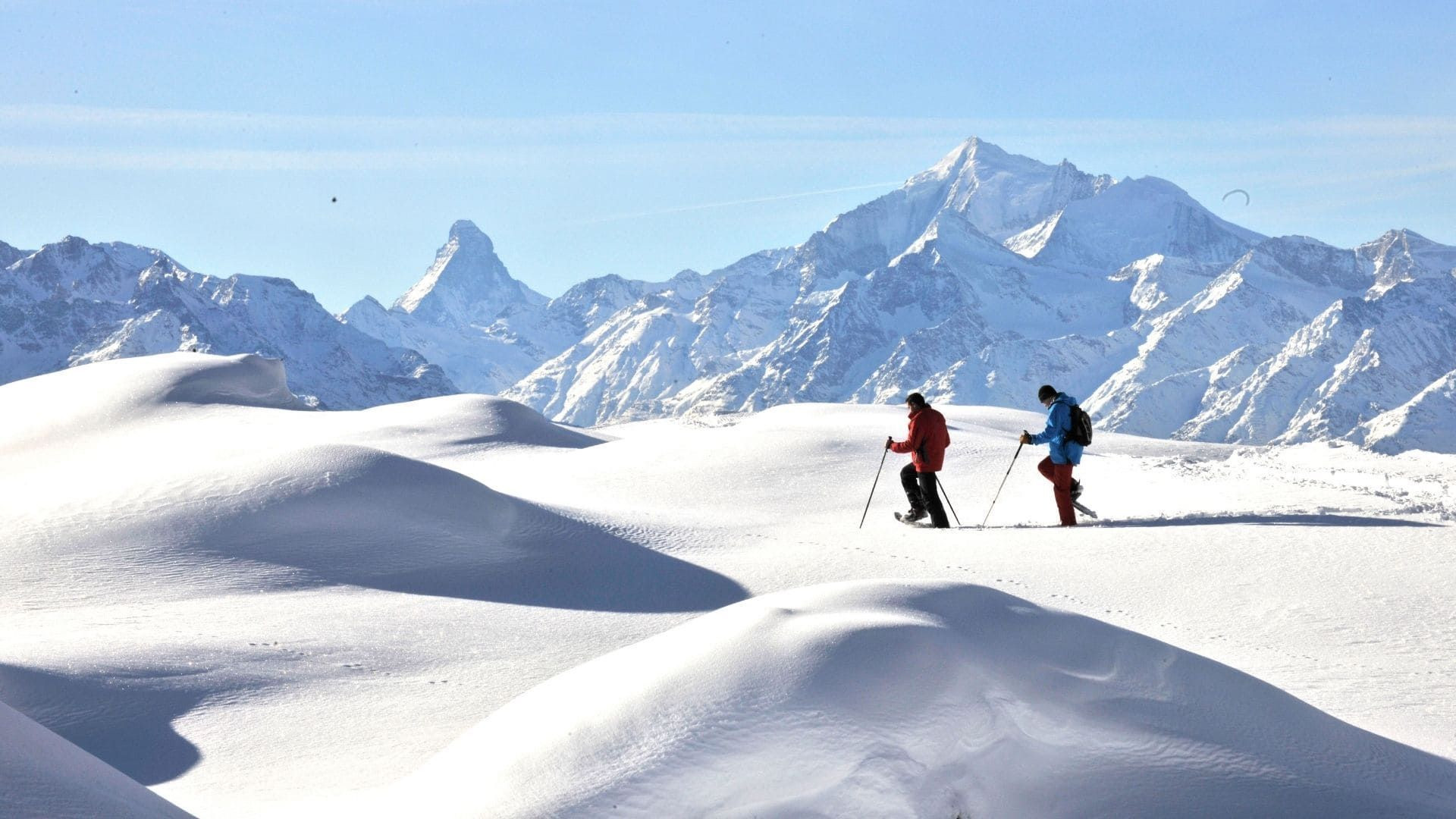 © Salina Maris Schneeschuhwanderung nahe Aletsch - Wallis - Schweiz