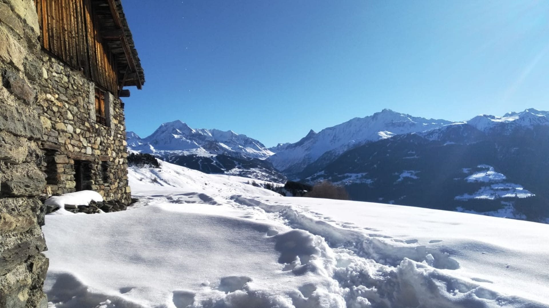 Schneeschuhwanderung in der Tarentaise - Savoyen - Frankreich