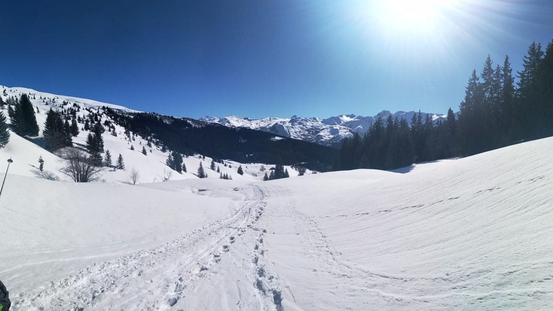 Schneeschuhwanderung in der Tarentaise - Savoyen - Frankreich