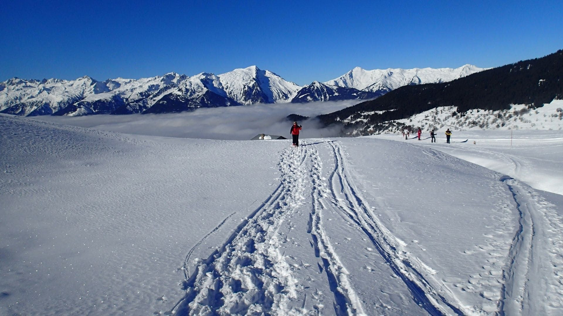 Schneeschuhweg in der Tarentaise - Savoyen - Frankreich