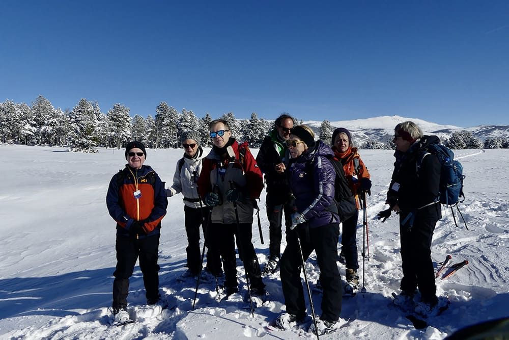 Schneeschuhgruppe - Cerdanya - Frankreich