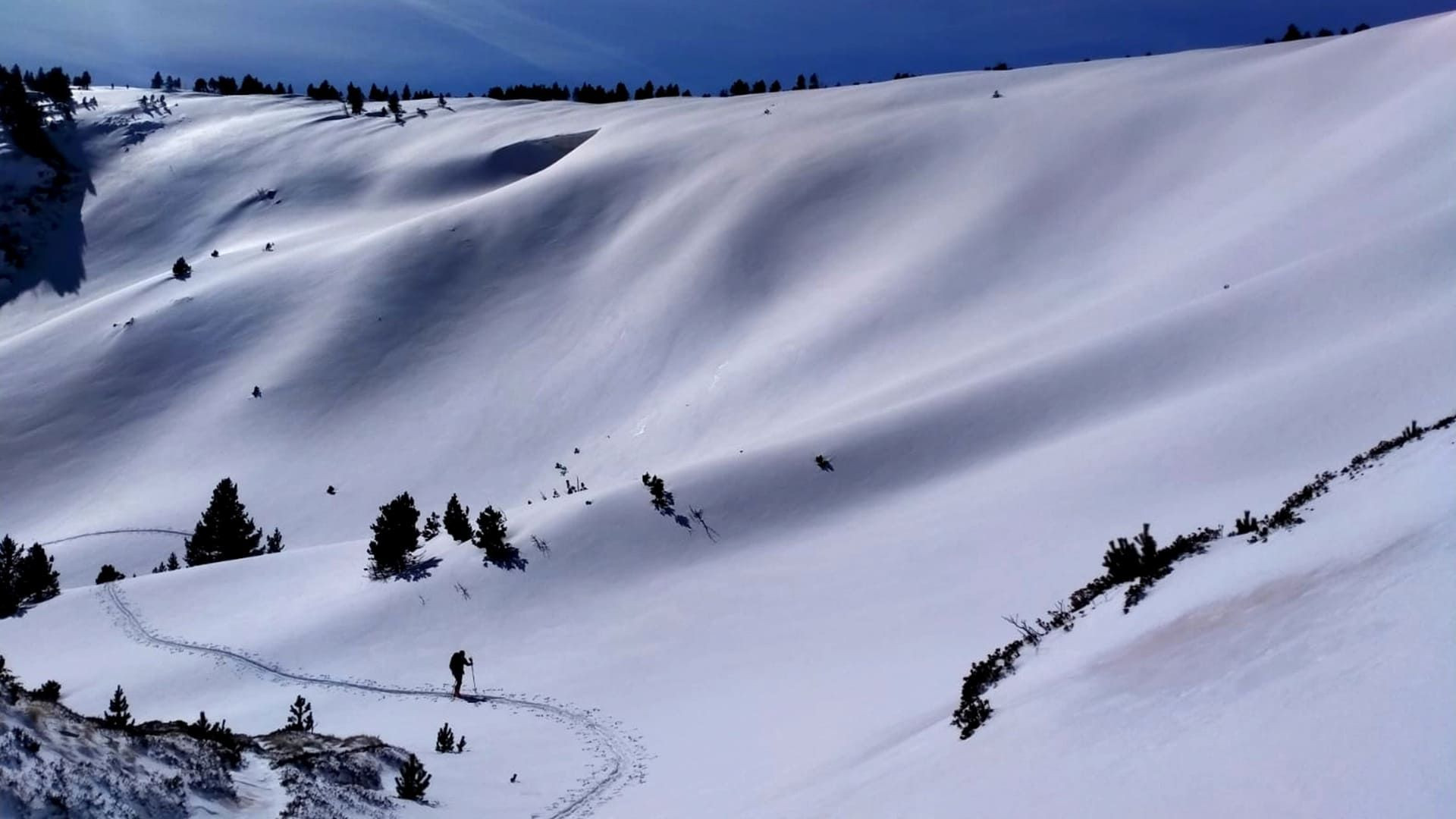Schneeschuhwandern in der Cerdagne - Pyrenäen - Frankreich