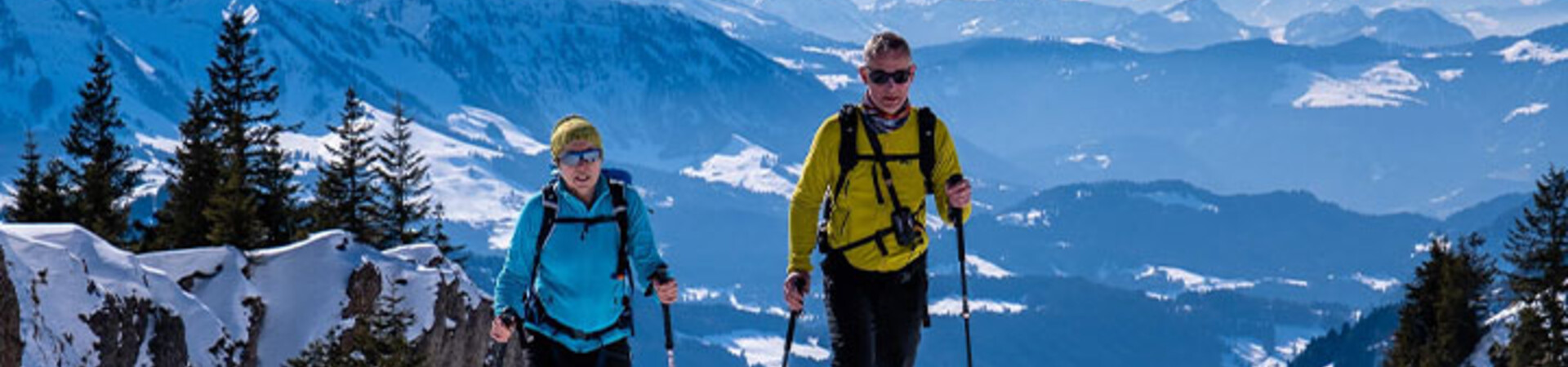 Schneeschuhwanderung im Bregenzerwald - Vorarlberg - Österreich