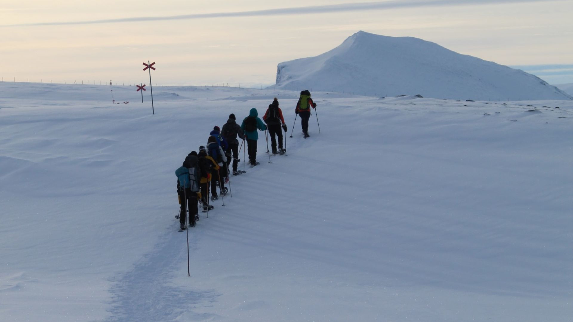 Schneeschuhwanderung auf dem Kungsleden - Lappland - Schweden