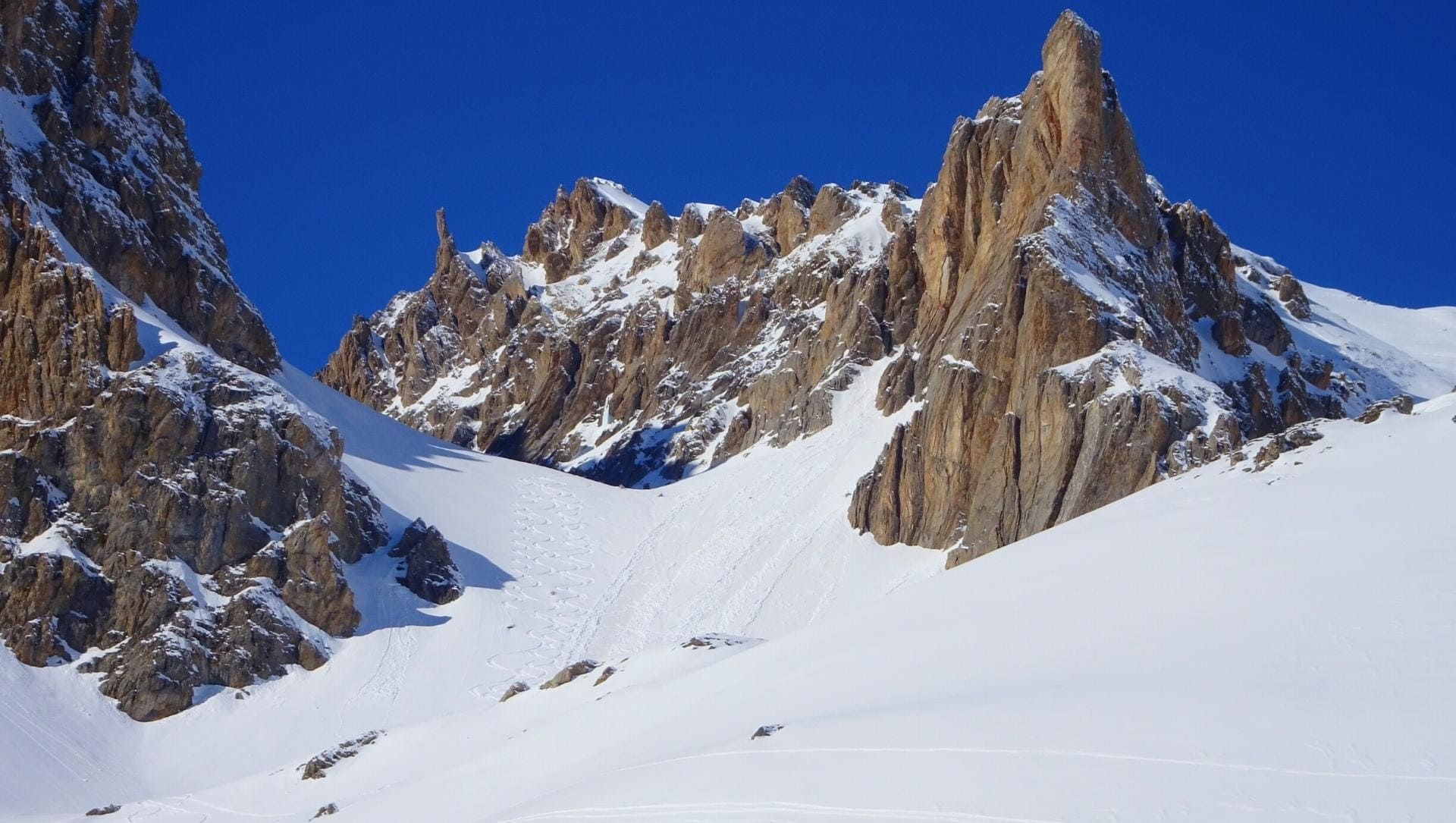 © Alain Leclère Schneeschuhwandern - Val Maira - Italien