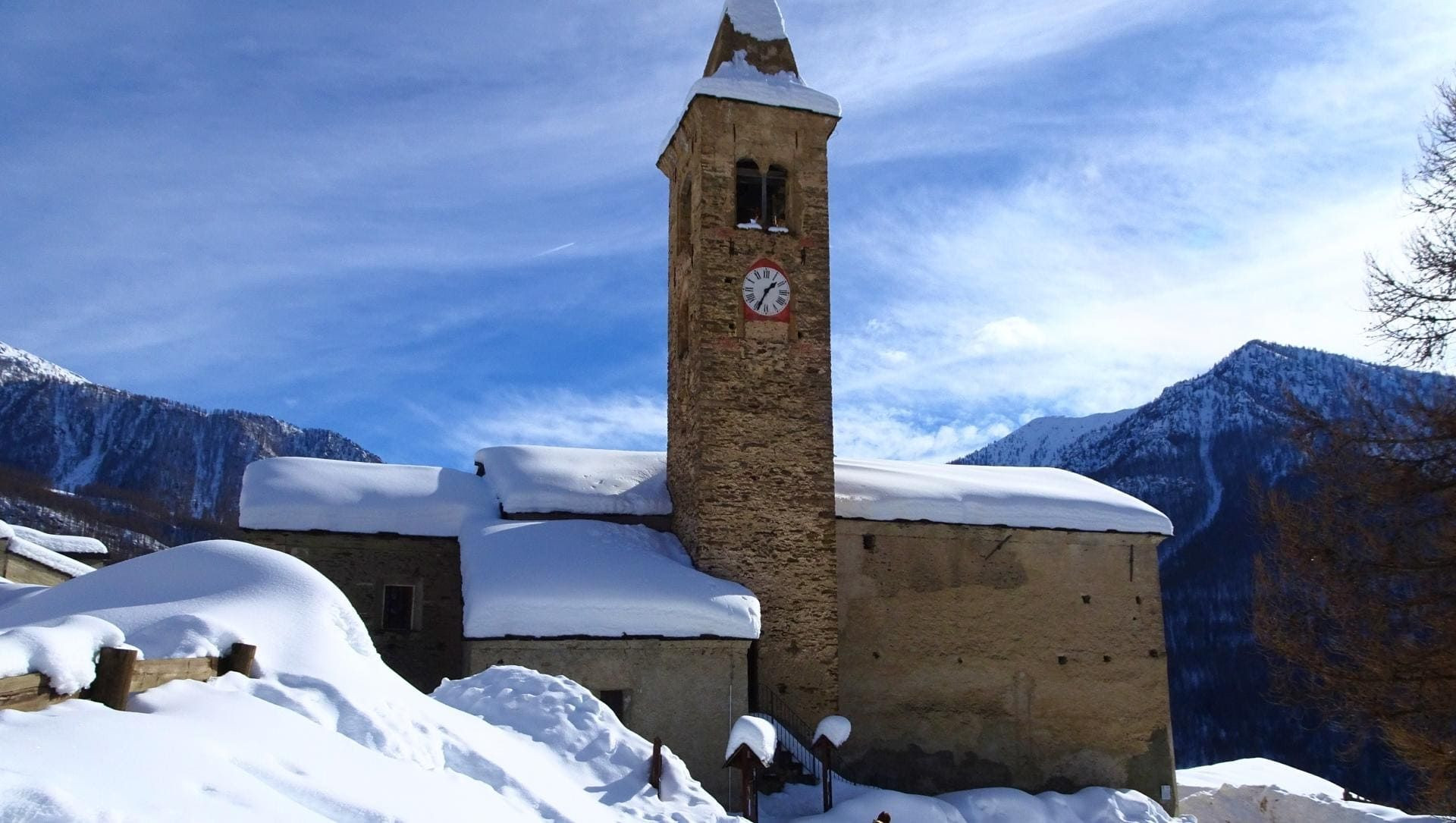 © Alain Leclère Schneeschuhwandern - Val Maira - Italien