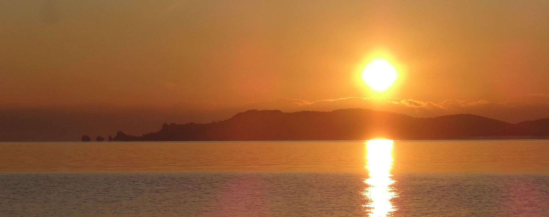 Sonnenaufgang über dem Meer - Porquerolles - Var - Frankreich
