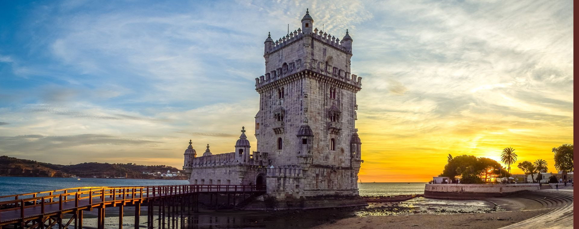 Turm von Belém bei Sonnenuntergang - Lissabon - Portugal