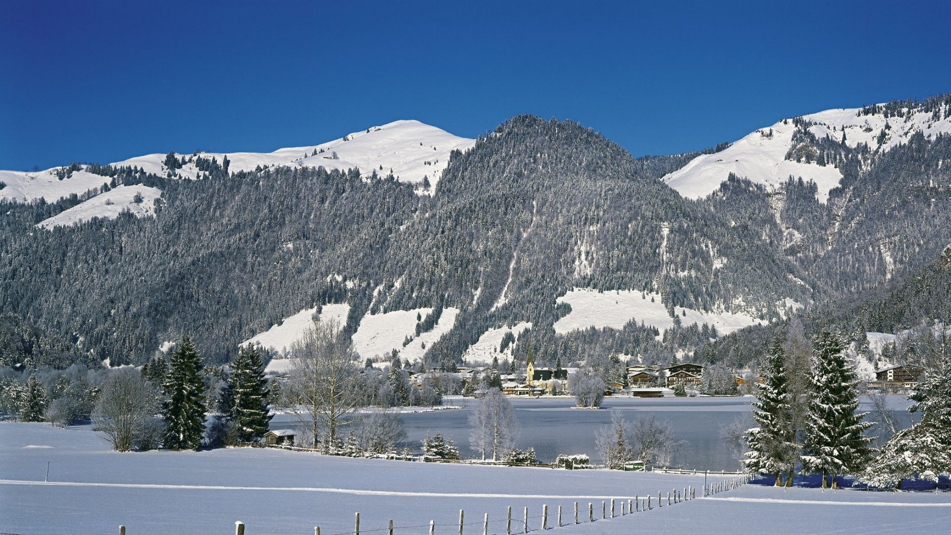 Walchsee im Winter - Tirol - Österreich
