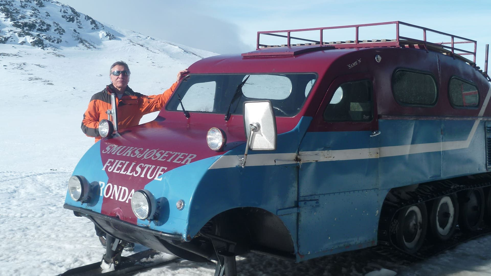 Ungewöhnliches Fahrzeug in Rondane - Norwegen