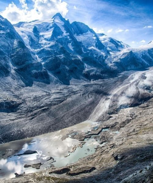 Blick auf den Pasterzengletscher - Großglockner - Österreich