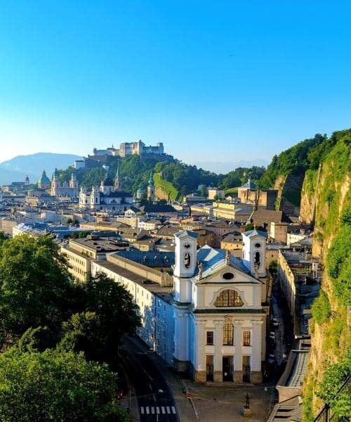 Blick auf die Altstadt von Salzburg - Österreich