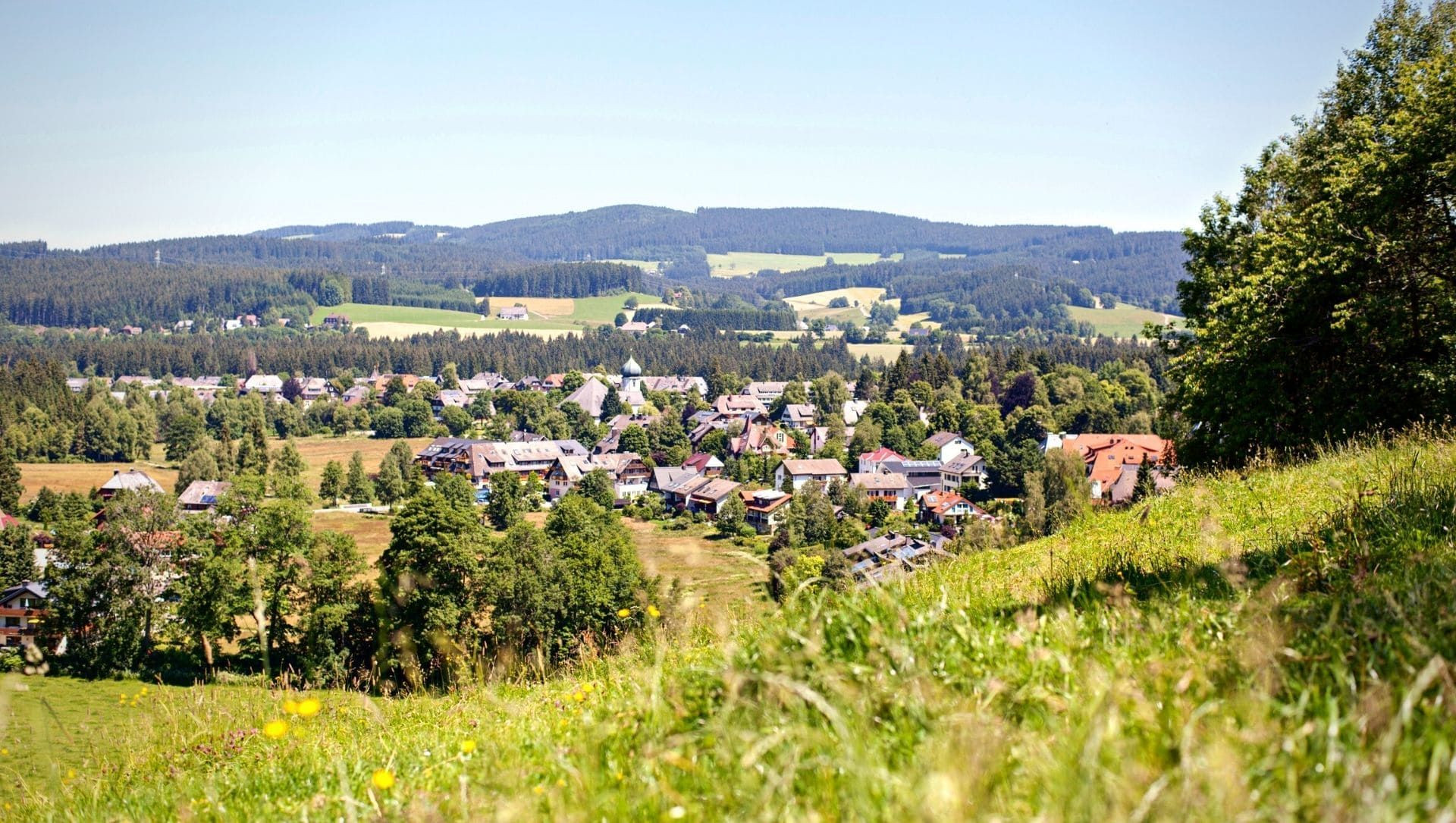 Blick auf das Dorf Hinterzarten - Schwarzwald - Deutschland