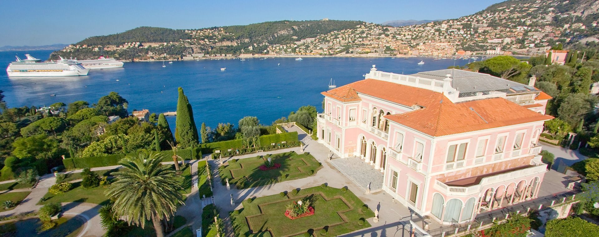 Villa Ephrussi de Rothschild und ihre Gärten am Meer - Saint-Jean-Cap-Ferrat - Côte d’Azur - Frankreich