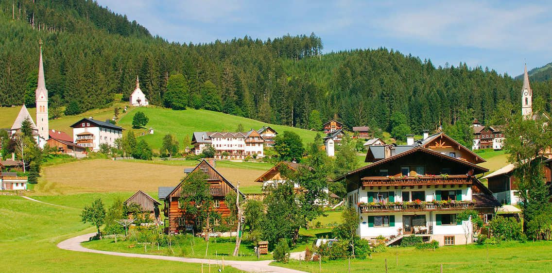 Dorf Gosau - Salzkammergut - Österreich
