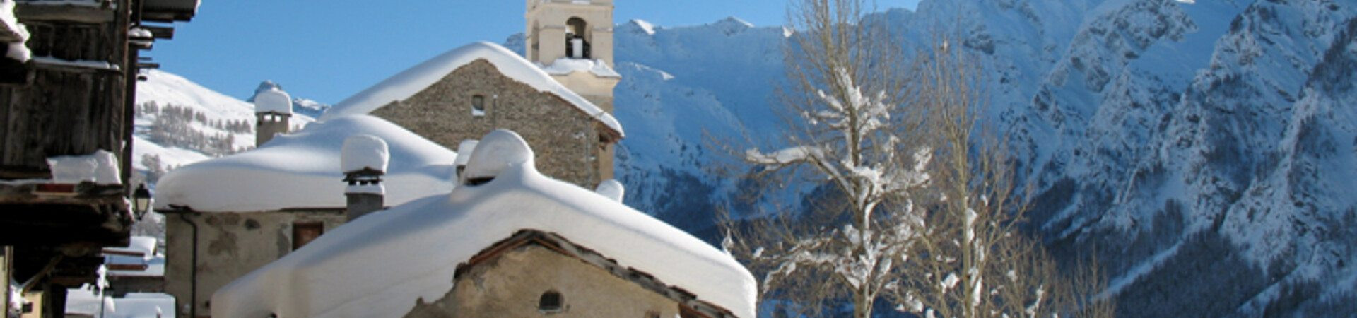 Dorf Saint-Véran im Winter - Queyras - Frankreich