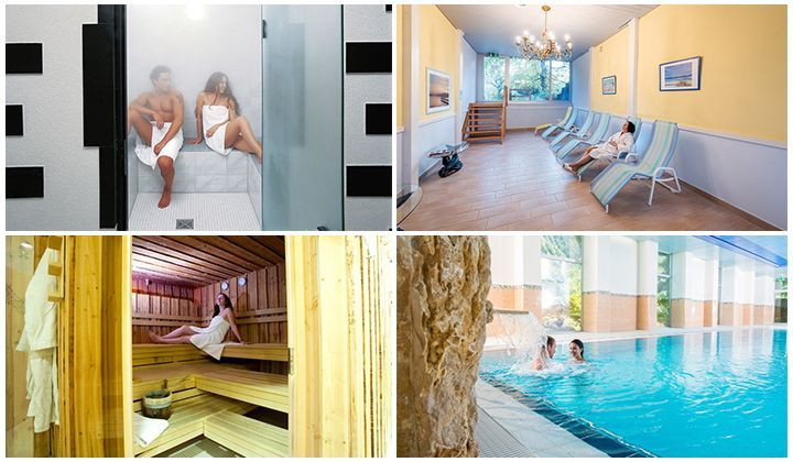 Wellnessbereich des Hotels Salina Maris in Aletsch