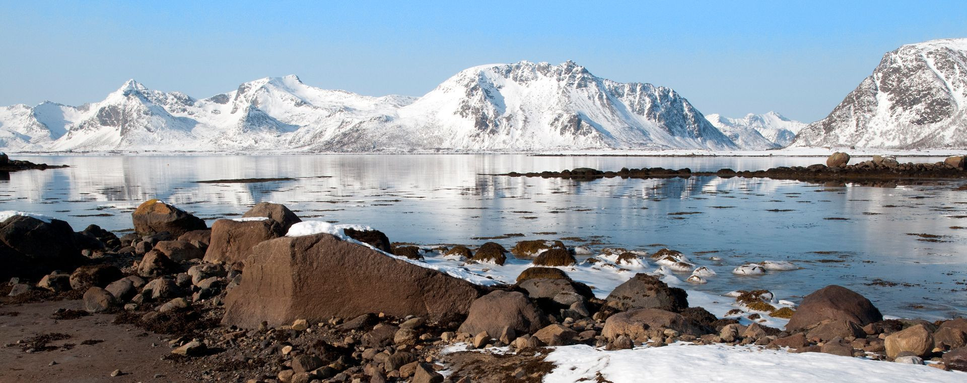Winterlandschaft auf den Lofoten - Norwegen