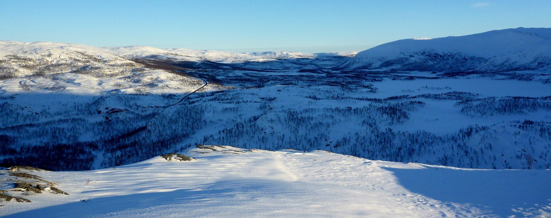 Paysage hivernal - Île de Senja - Norvège