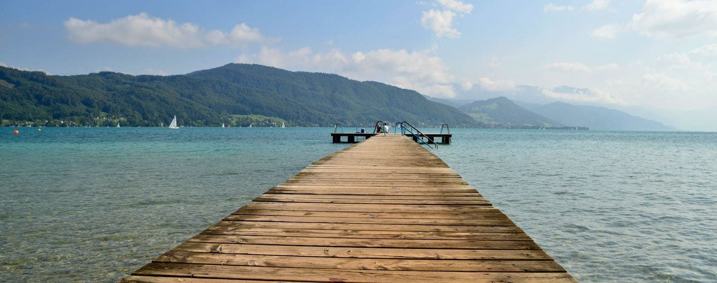 Holzsteg am Attersee - Salzkammergut - Österreich